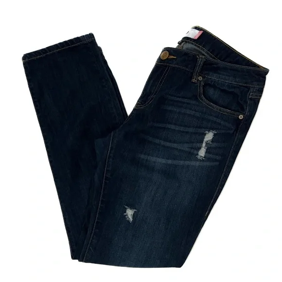 Cabi Slim Boyfriend Dark Wash Jeans - Picture 1 of 6